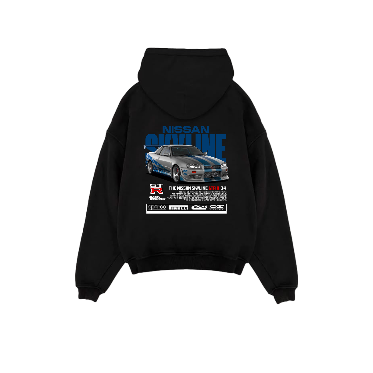 Moletom SKYLINE GTR-R34